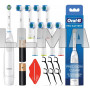 Электрическая зубная щетка для зубов Oral-B Pro на батарейках + аксессуары (Польша)
